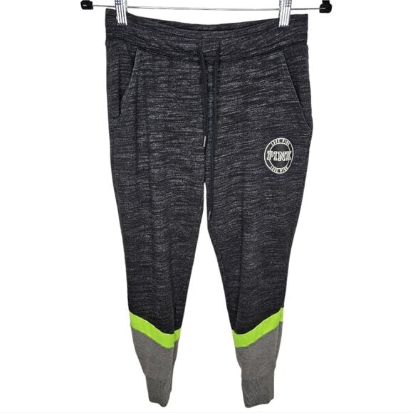 Pink Pocketed Elastic and Drawstring Waist Joggers w/Cuffed Ankles Sm FLAW - Picture 5 of 8